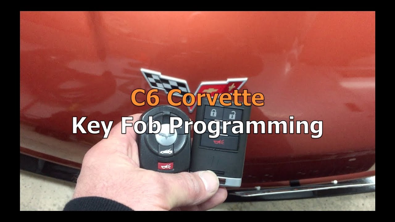 How to program c6 corvette fob battery